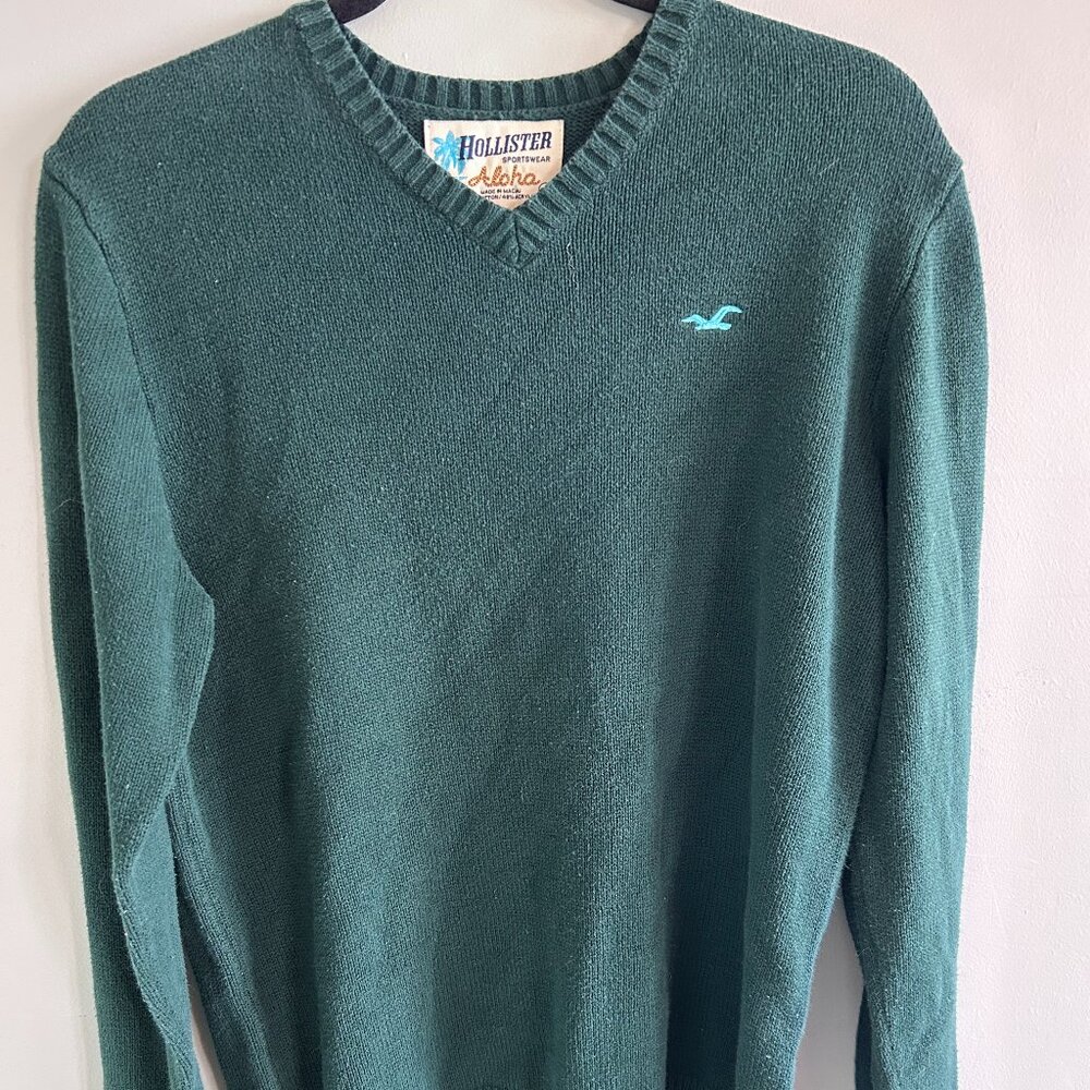 Green Hollister Pullover